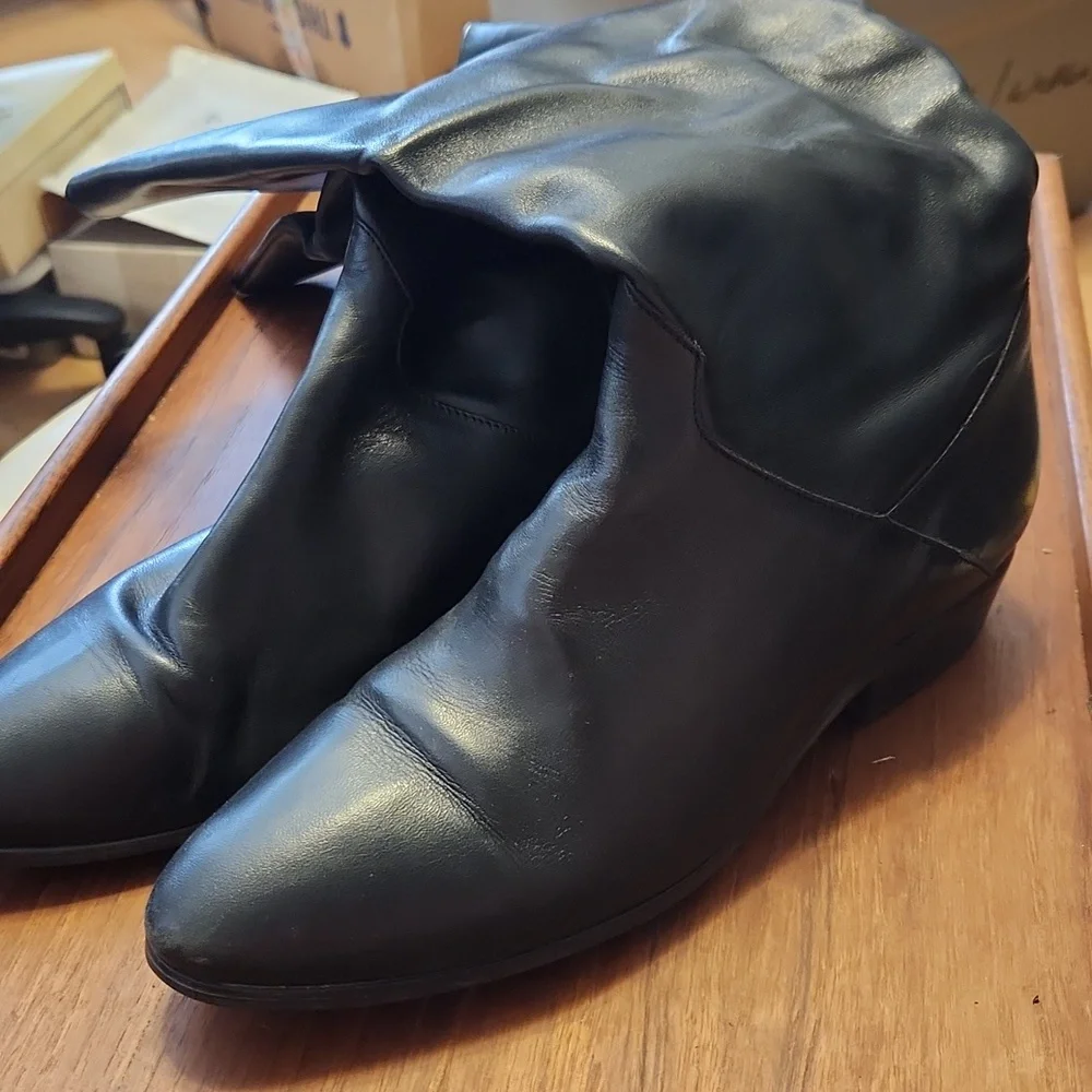 Black Leather Boots